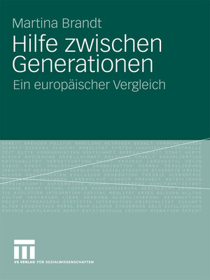 cover image of Hilfe zwischen Generationen